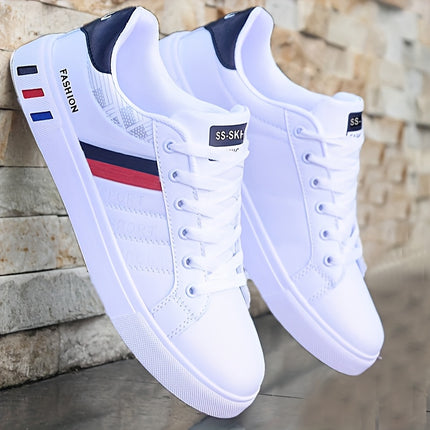 Men’s Striped Lace-Up Sneakers