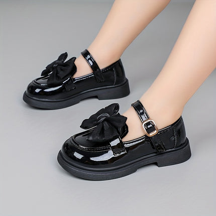 Chic Girls' Bowknot Mary Jane Flats