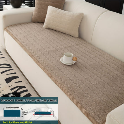 Bohemian Chic Plush Sofa Cover – Cozy, Stylish Protection