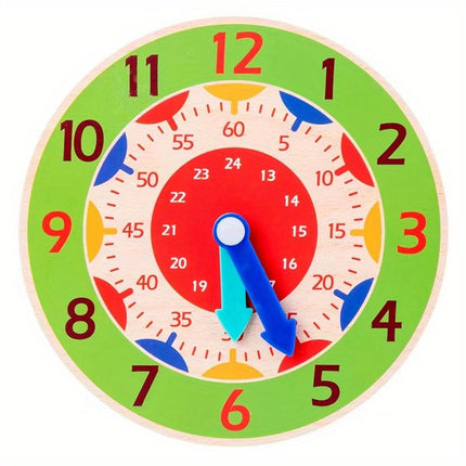 Wooden Clock Puzzle – Fun Learning for Kids - Monti Bargains