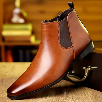 Trendy Pointed Toe Chelsea Boots