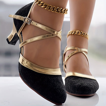 Glitter D'Orsay Dance Shoes
