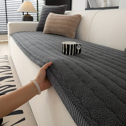 Bohemian Chic Plush Sofa Cover – Cozy, Stylish Protection