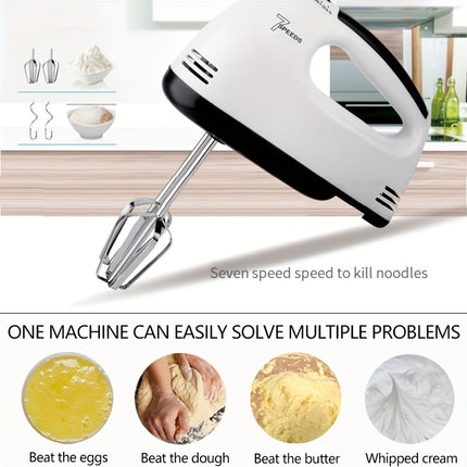 7-Speed Electric Hand Mixer - Perfect for Baking & Cooking