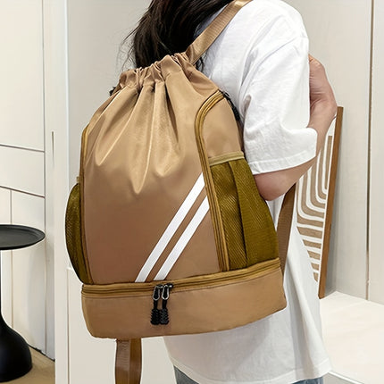 Versatile Drawstring Sports Gym Bag for Outdoor & Travel