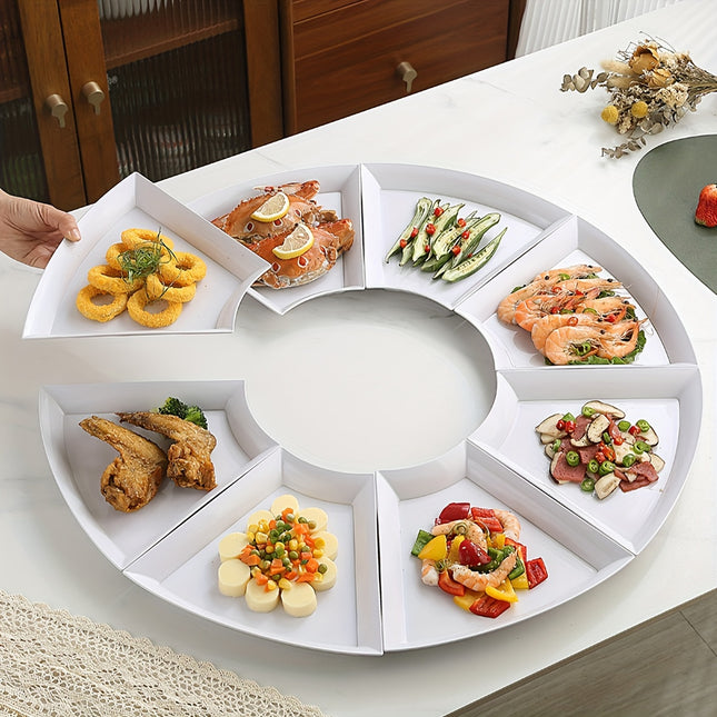 Elegant 8-Piece Serving Plate Set for Every Occasion!
