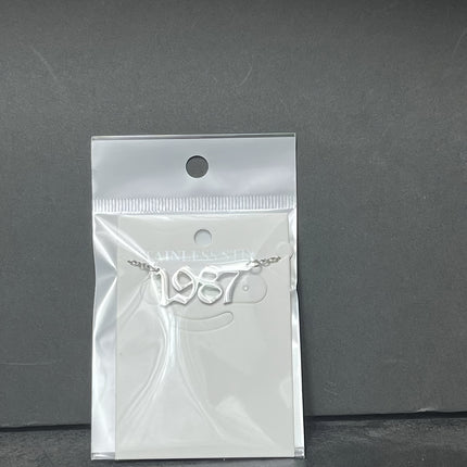 Custom Birth Year Stainless Steel Necklace