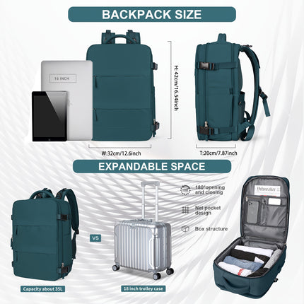 Multi-Functional Travel Backpack with USB Port