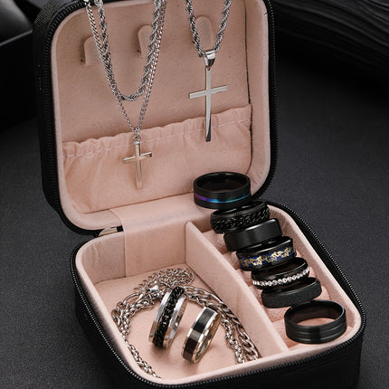 14-Piece Casual Men's Jewelry Set
