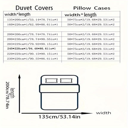 Floral Duvet Cover Set - Breathable & Cozy Bedding