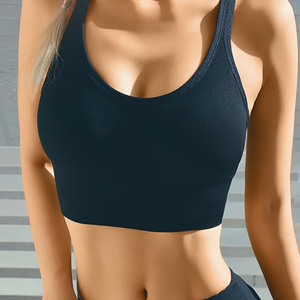 Wireless Push-Up Sports Bra