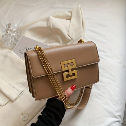 Chic Vintage Square Crossbody Bag