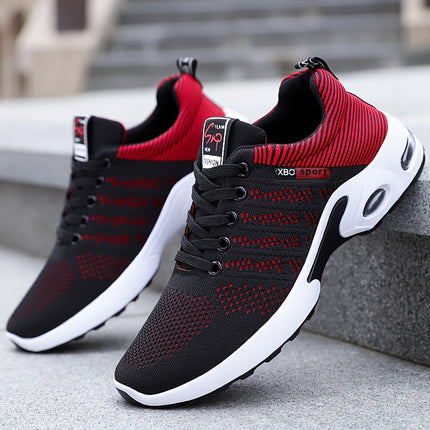 Men’s Breathable Knitted Sports Shoes