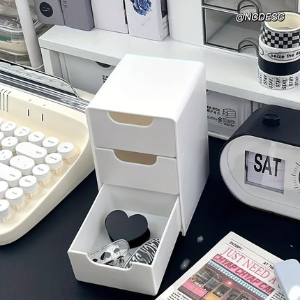 3-Tier Mini Desk Organizer – Tidy Your Workspace - Monti Bargains