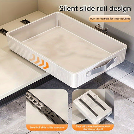 Large Pull-Out Cabinet Organizer Baskets