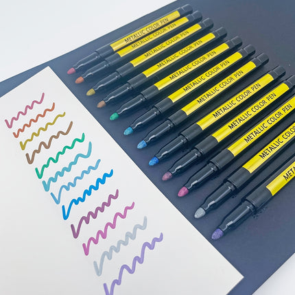 Metallic Glitter Paint Marker Pens