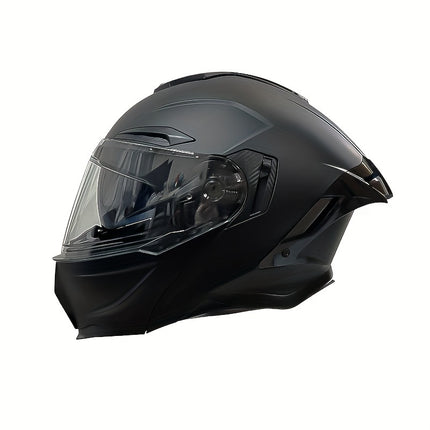 Dual Visor Flip-Up Motorcycle Helmet – Stylish & Safe