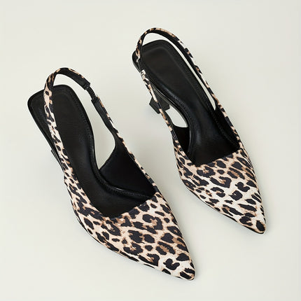Leopard Print Stiletto Heels