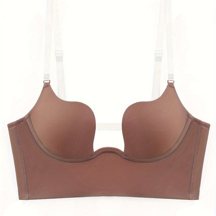 Hollow Out Scoop Push-Up Bra