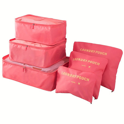 6-Piece Travel Packing Cubes Set