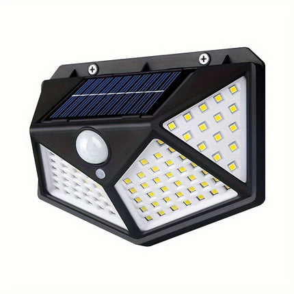 100LED Solar Induction Wall Light - Outdoor Human Body Sensor