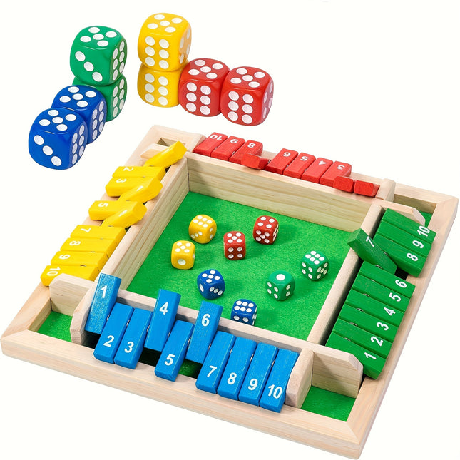 Classic Wooden Dice Game – Fun for Family & Friends
