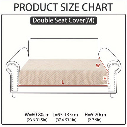 Modern Polar Fleece Sofa Slipcover - Elastic-Fit, Pet-Friendly Protector