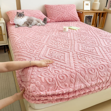 Space-Themed Embossed Taffeta Bedding Set - 3pcs