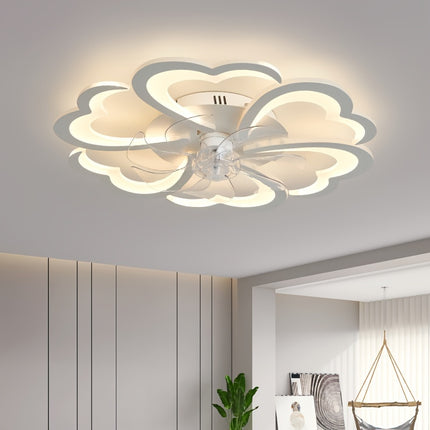 27-inch Modern LED Ceiling Fan with Adjustable Airflow