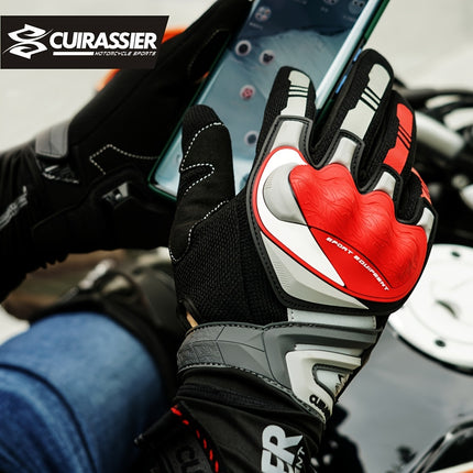 Breathable Motorcycle Gloves – Touchscreen & Night Reflective