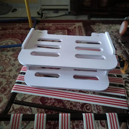 Space-Saving Wall-Mounted Organizer Shelf