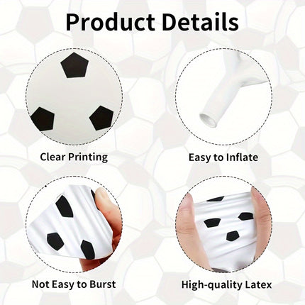 25pcs Soccer Football Latex Balloons for Boys