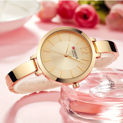 CURREN Women's Golden Quartz Watch
