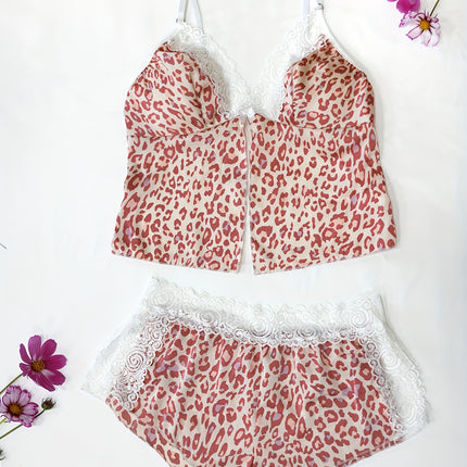 Rose Satin Lace Valentine Set