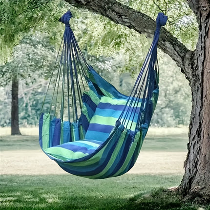 Versatile Canvas Hammock Chair - Indoor/Outdoor Swing for Relaxation