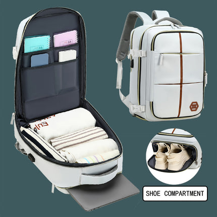 Versatile Travel Backpack with Shoe Compartment