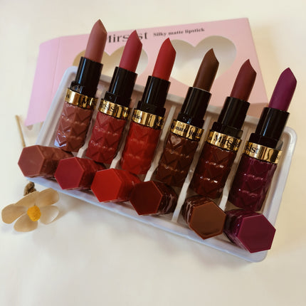 6-Shade Matte Lipstick Set