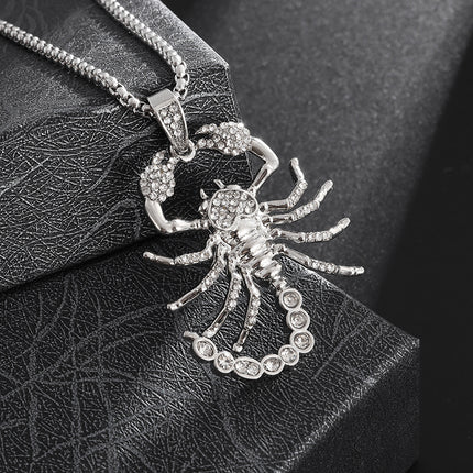 Golden Scorpion Pendant Necklace