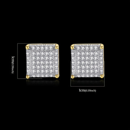 Hip Hop Stud Earrings For Men