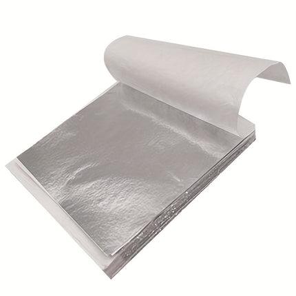 100pcs Golden & Silver Foil Sheets
