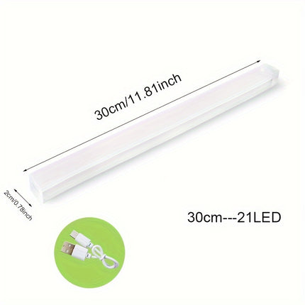 Motion Sensor LED Night Light - USB Rechargeable, Wireless
