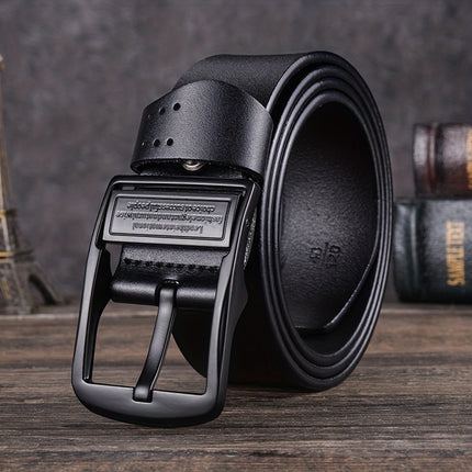 Men's Black Leather Belt