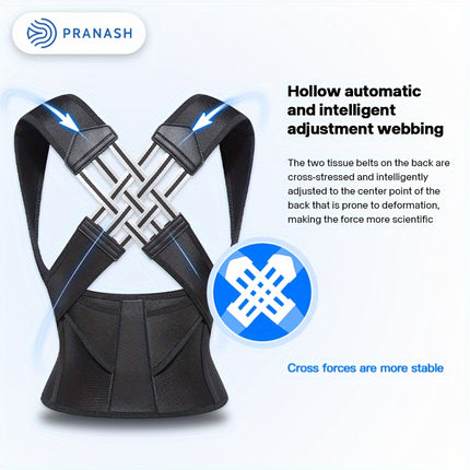 Improve Posture Instantly with Adjustable Back Support Belt