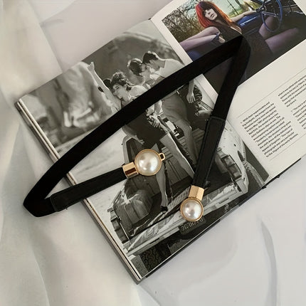 Pearl Elastic Thin Belt