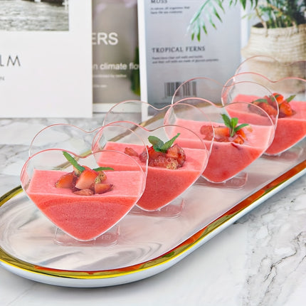 20 Pcs 3 Oz Plastic Mini Dessert Cup
