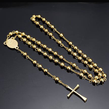 3pcs Cross Beaded Bracelet Set