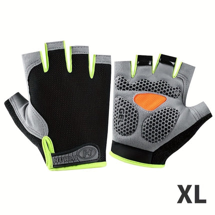 Breathable Half-Finger Sports Gloves for Cycling & Fitness