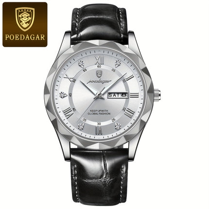 Casual Luminous Dual Calendar Quartz Watch