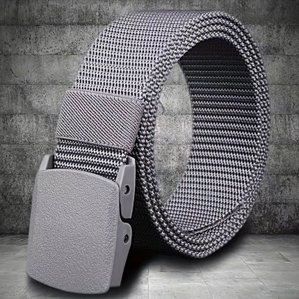 Nylon Belt with Smooth Buckle