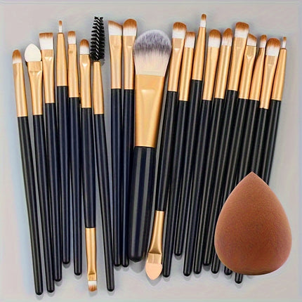 Luxe 20-Piece Makeup Brush Set